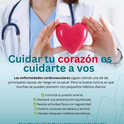 Cuidar tu corazón es cuidarte a vos